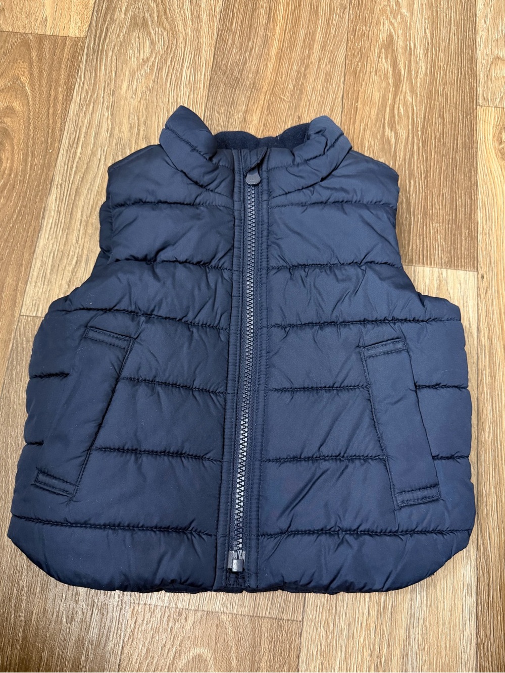 GAP Navy Quilted Puffer Vest for Kids